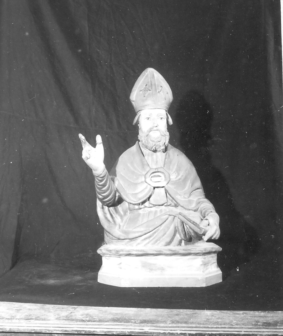 San Nicola di Bari (busto) - bottega calabrese (sec. XVIII)