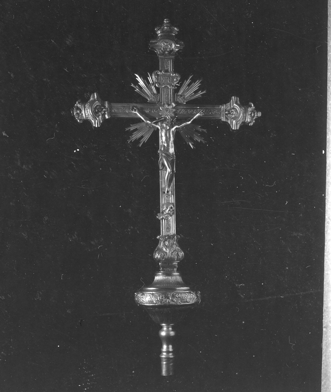 croce processionale - bottega Italia meridionale (sec. XIX)