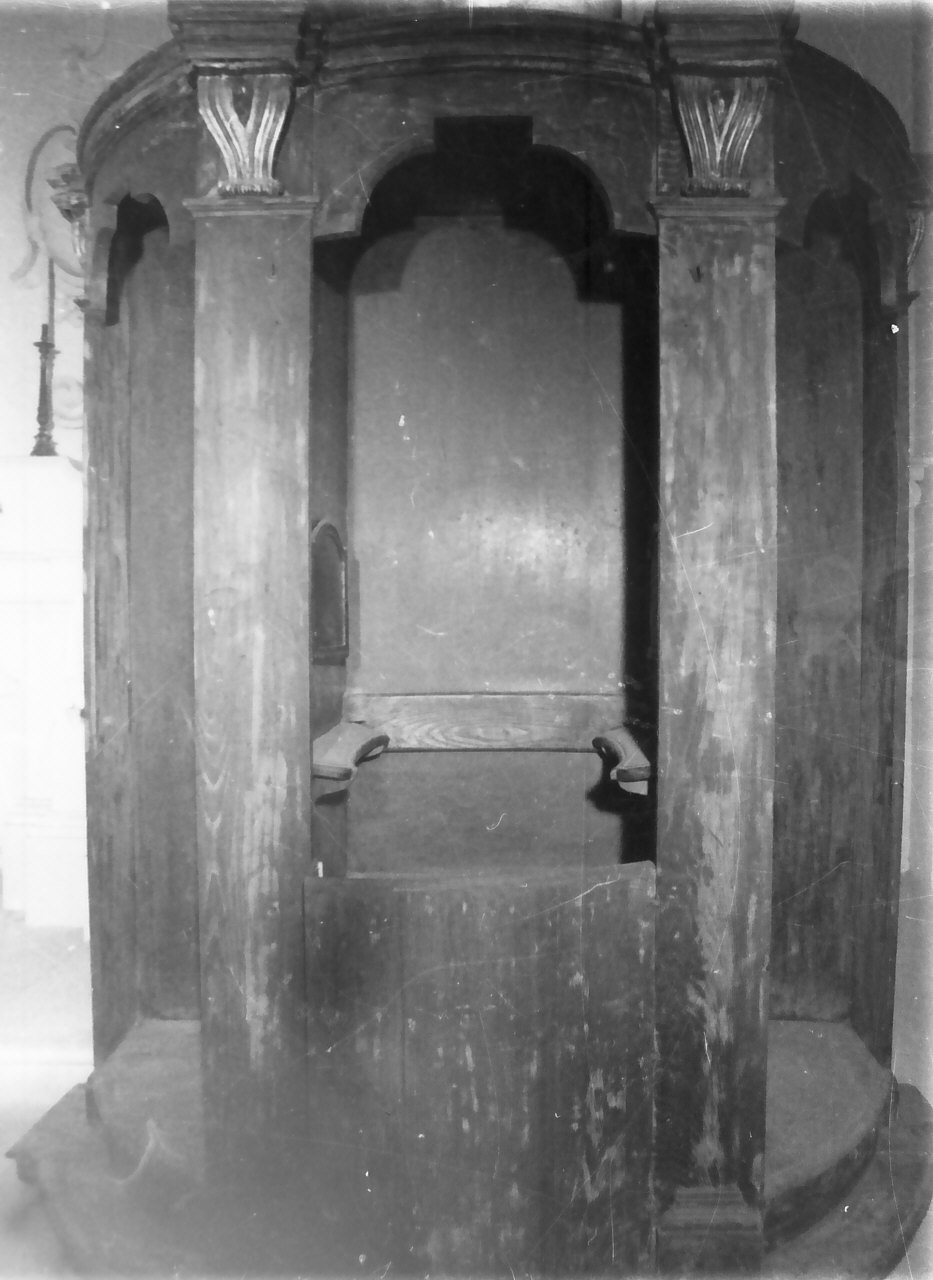 confessionale, opera isolata - bottega roglianese (fine/inizio secc. XVIII/ XIX)
