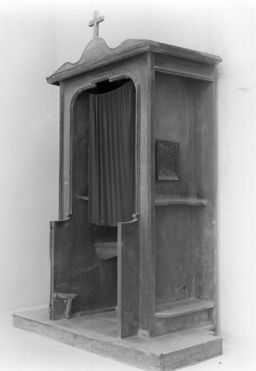 confessionale - bottega calabrese (fine/inizio secc. XVIII/ XIX)