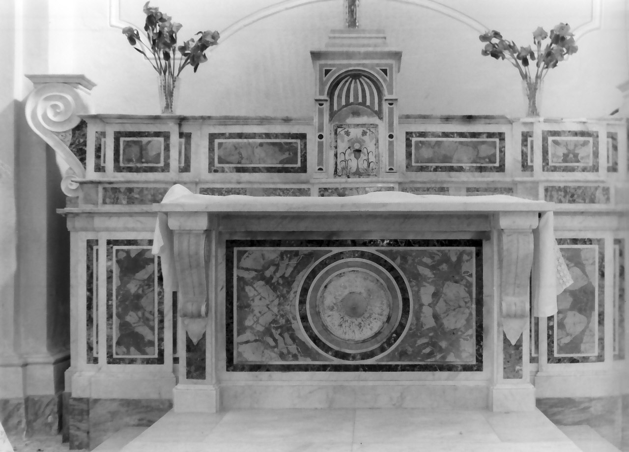 altare - bottega calabrese (fine/inizio secc. XIX/ XX)