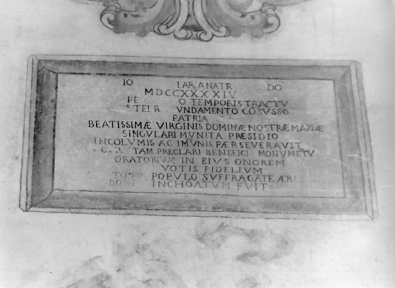 lapide, opera isolata - bottega Italia meridionale (sec. XVIII)