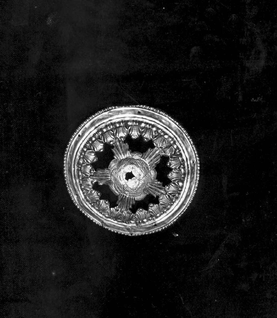 corona da statua, opera isolata - bottega Italia meridionale (sec. XIX)