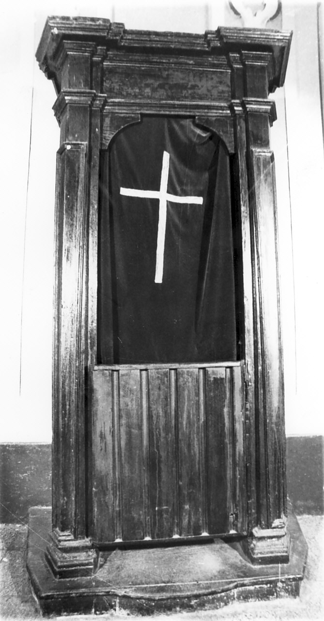 confessionale - bottega calabrese (fine/inizio secc. XIX/ XX)