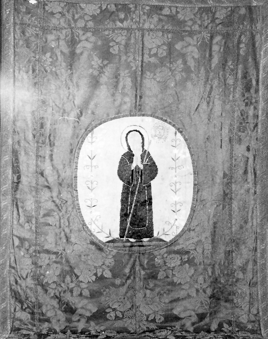 stendardo processionale - manifattura calabrese (sec. XIX)