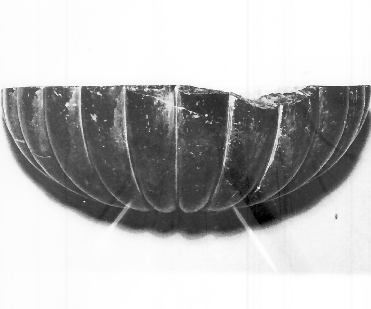 acquasantiera, opera isolata - bottega calabrese (fine/inizio secc. XVIII/ XIX)