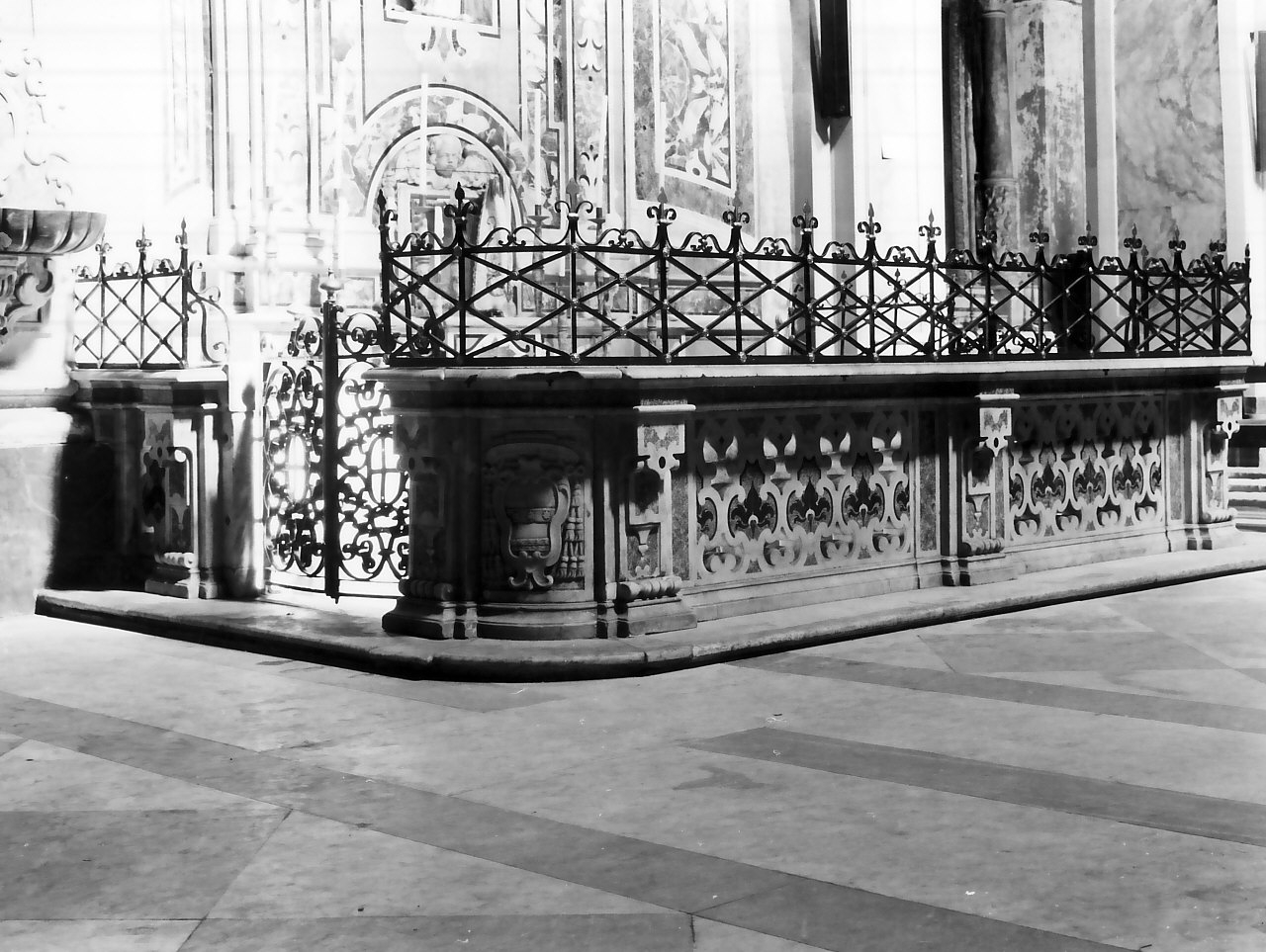 balaustrata, opera isolata - bottega calabrese (sec. XVIII)