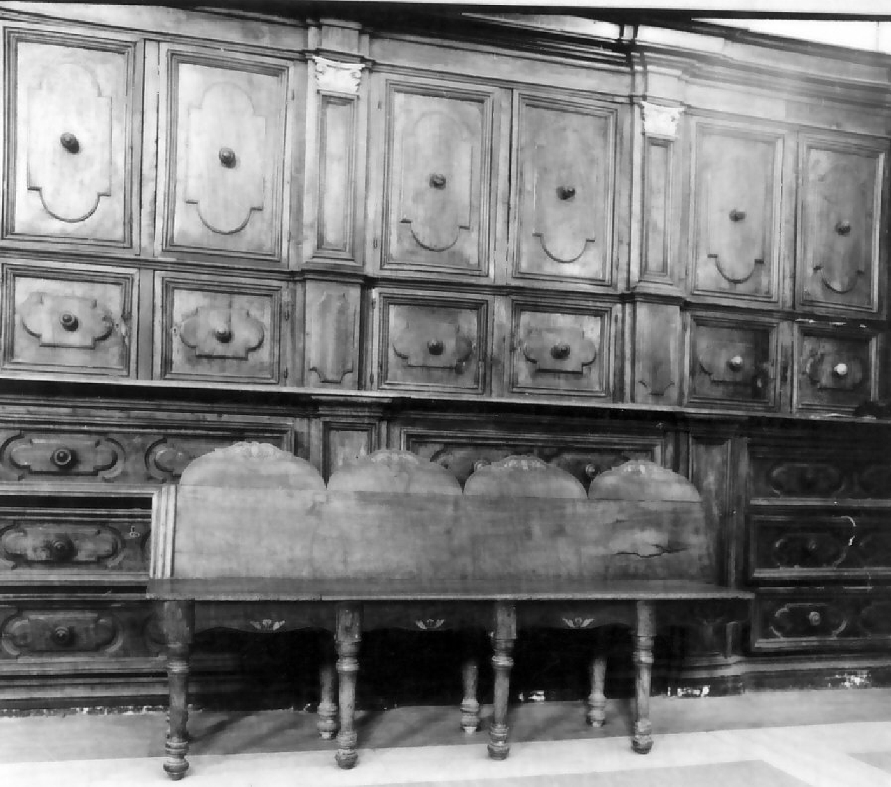 panca, opera isolata - bottega calabrese (sec. XVIII)