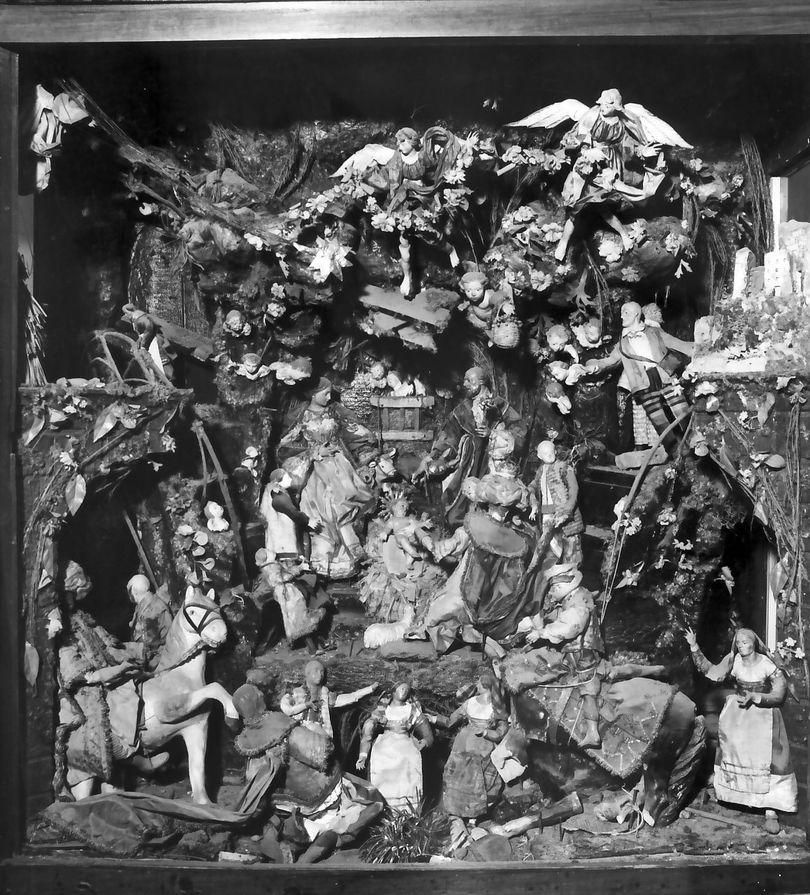 presepio, opera isolata - bottega napoletana (sec. XVIII)