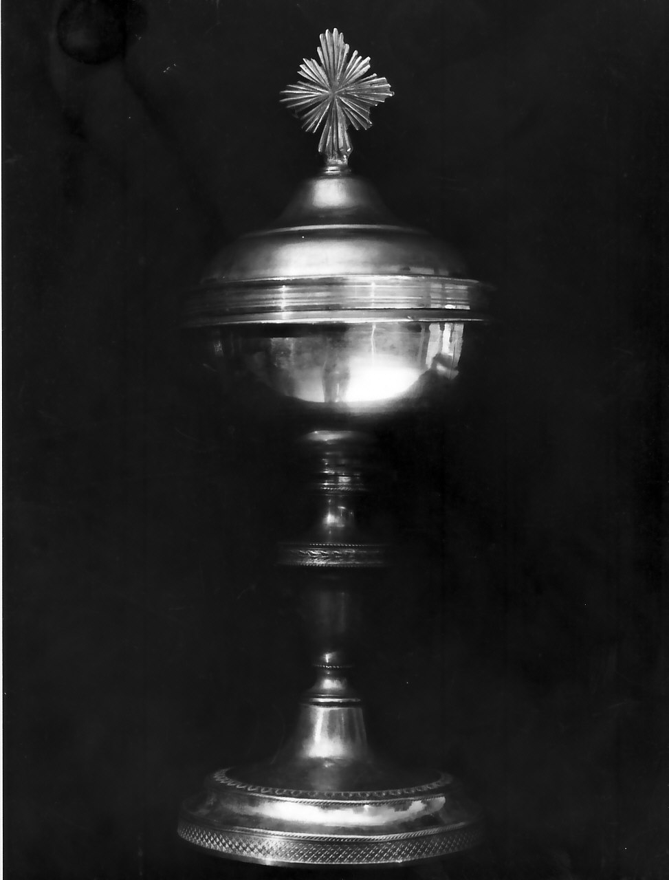 pisside, opera isolata - bottega napoletana (prima metà sec. XIX)