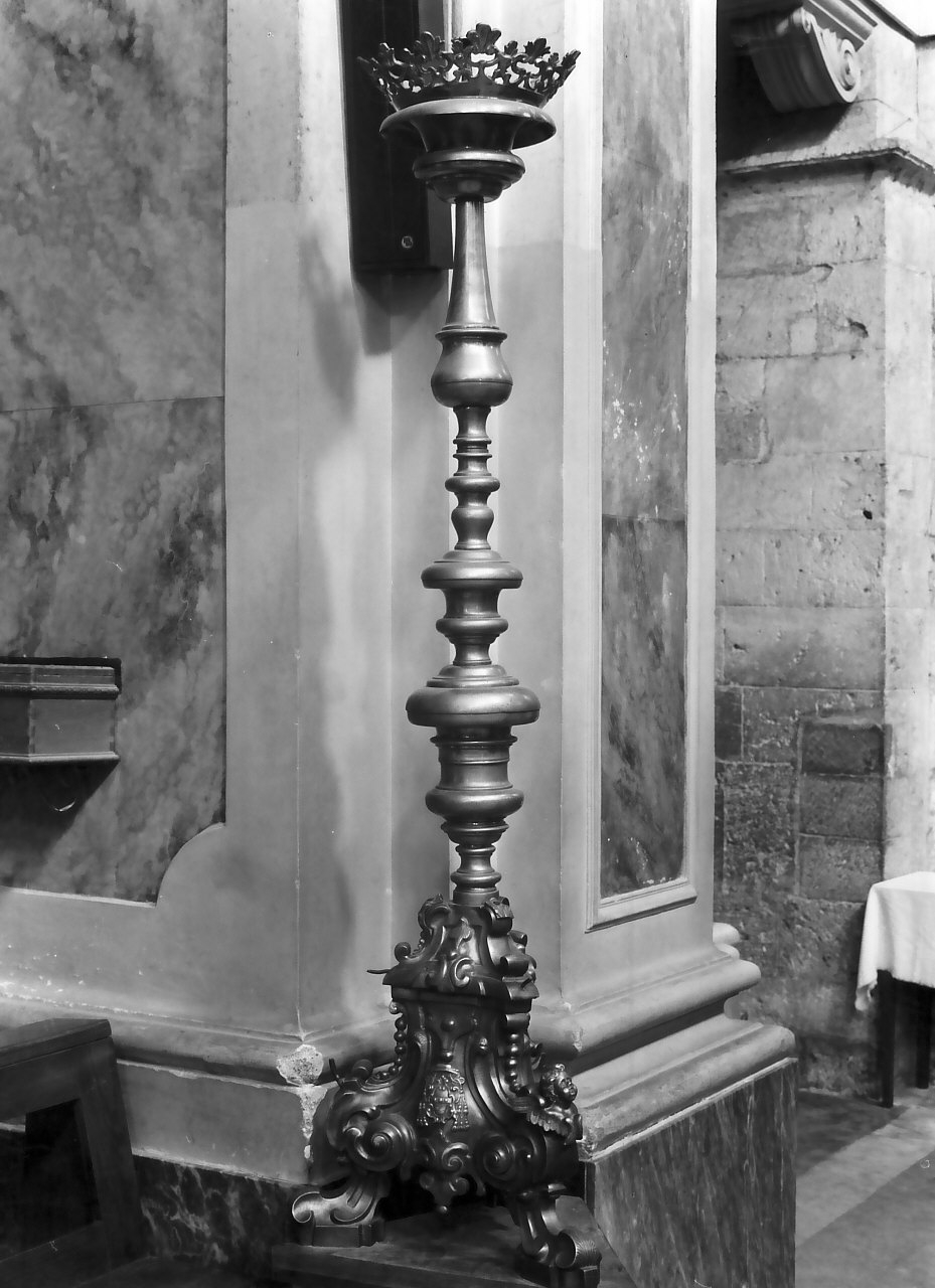 candelabro, serie - bottega calabrese (sec. XVIII)