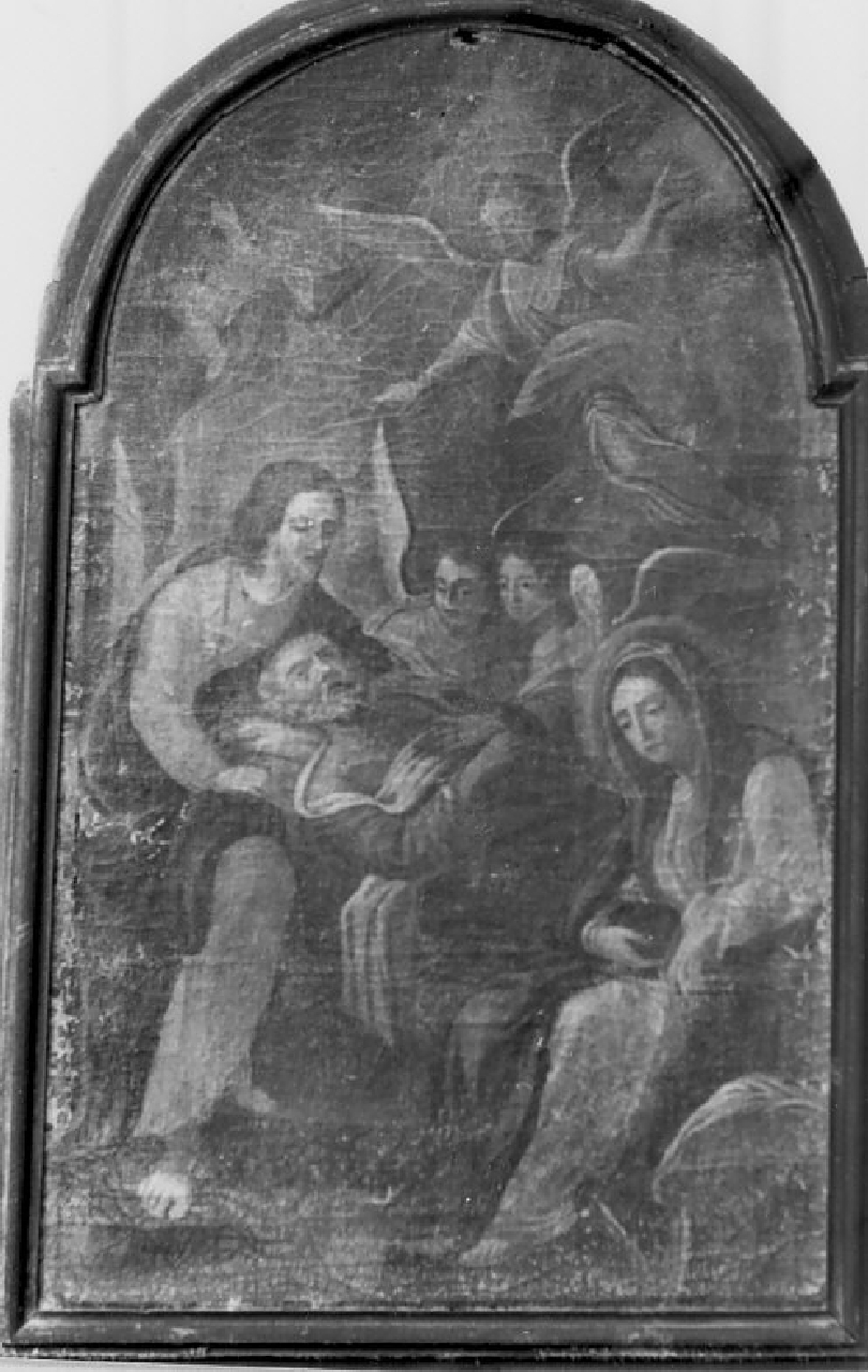 morte di San Giuseppe (dipinto, opera isolata) - ambito cosentino (sec. XVIII)