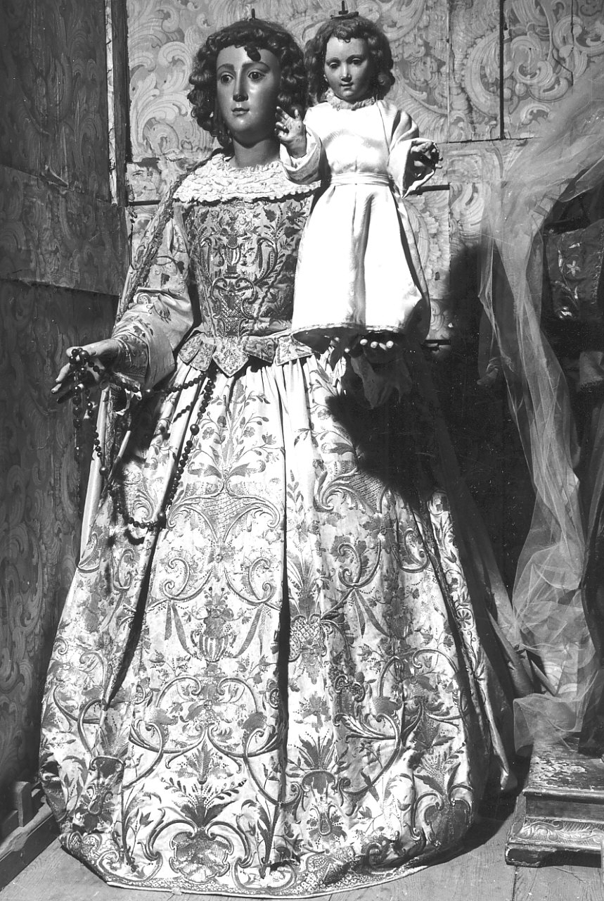 Madonna con Bambino (statua, opera isolata) - bottega calabrese (fine sec. XVIII)