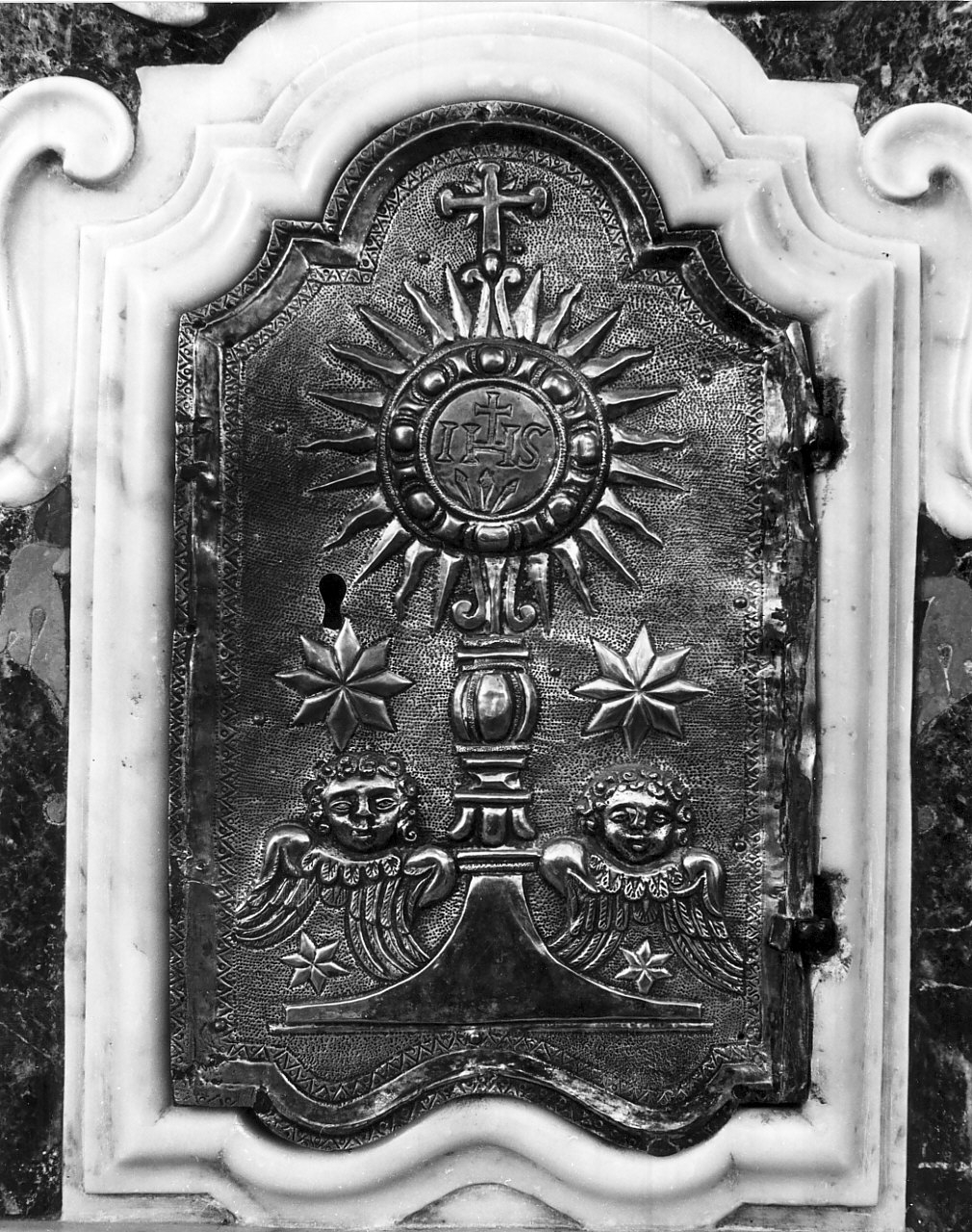 sportello di tabernacolo, opera isolata - bottega Italia meridionale (sec. XIX)