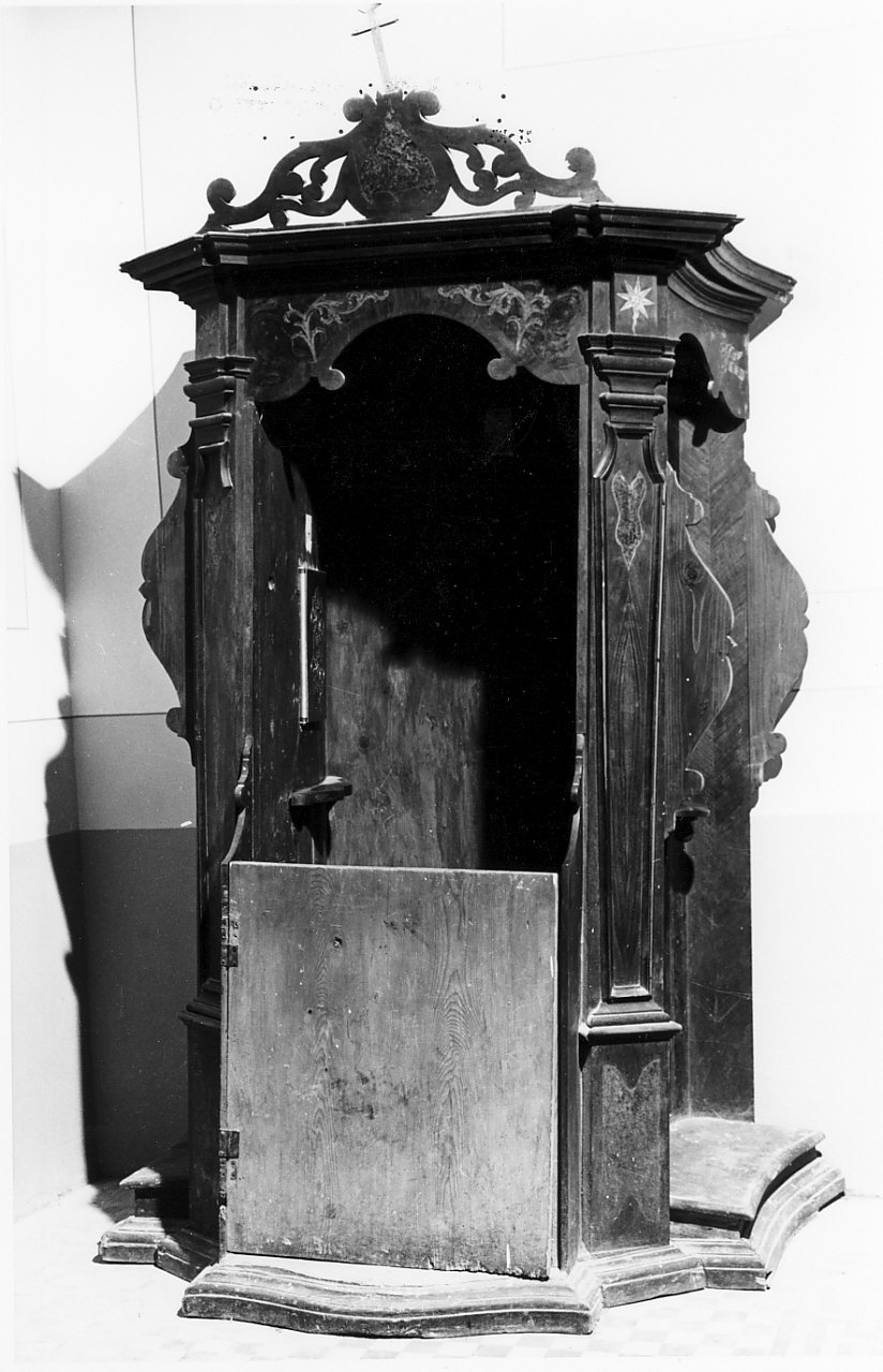 confessionale, opera isolata - bottega calabrese (sec. XVIII)
