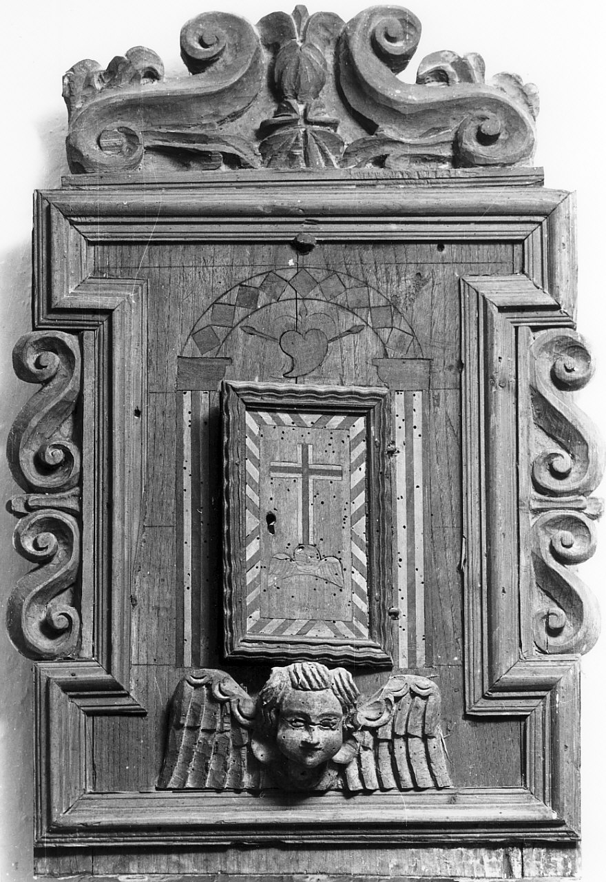 ciborio, opera isolata - bottega calabrese (sec. XVIII)