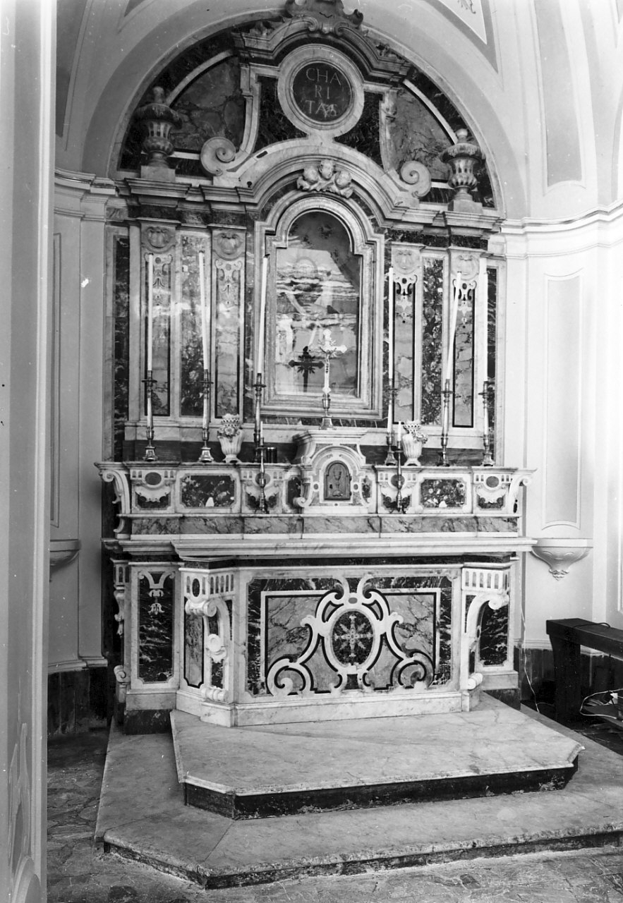 altare, opera isolata - bottega Italia meridionale (fine sec. XVIII)