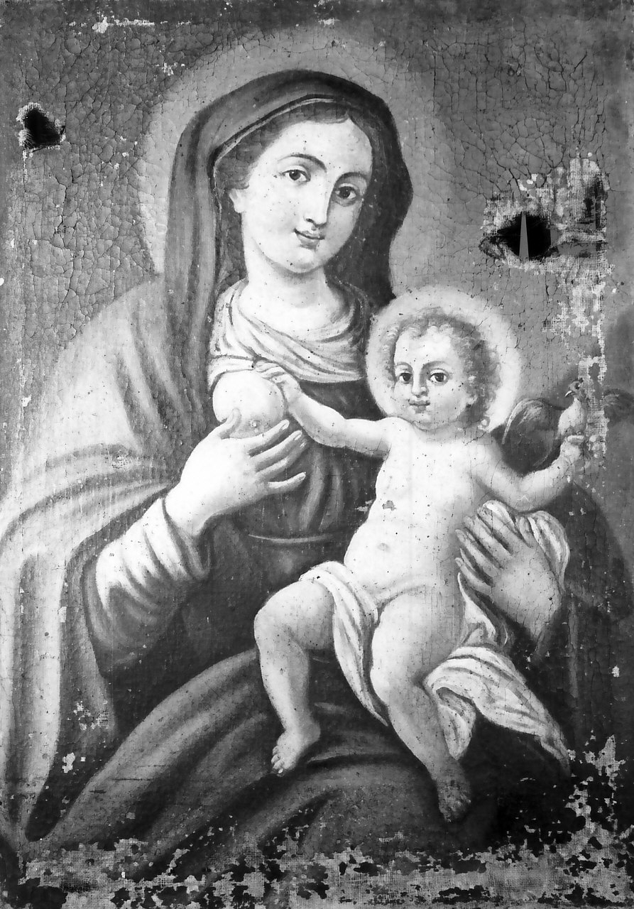 Madonna del Latte (dipinto, opera isolata) - ambito calabrese (fine sec. XVIII)