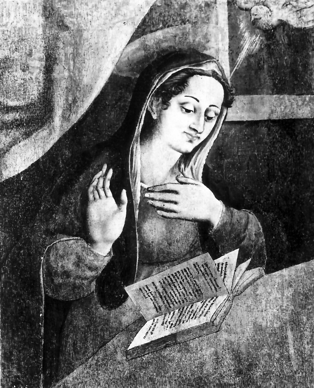 Annunciazione (dipinto, opera isolata) - ambito Italia meridionale (fine sec. XVI)