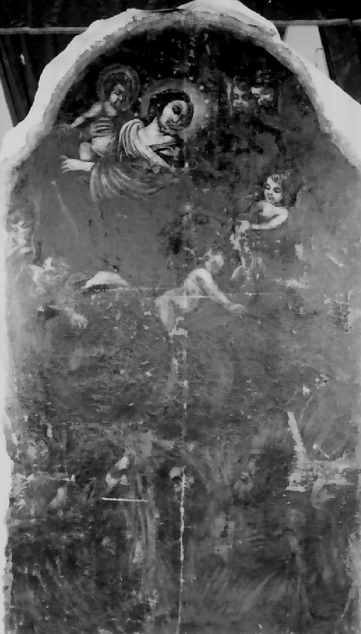 Madonna che intercede per le anime del purgatorio (dipinto, opera isolata) di Coppa Carlo (sec. XVIII)