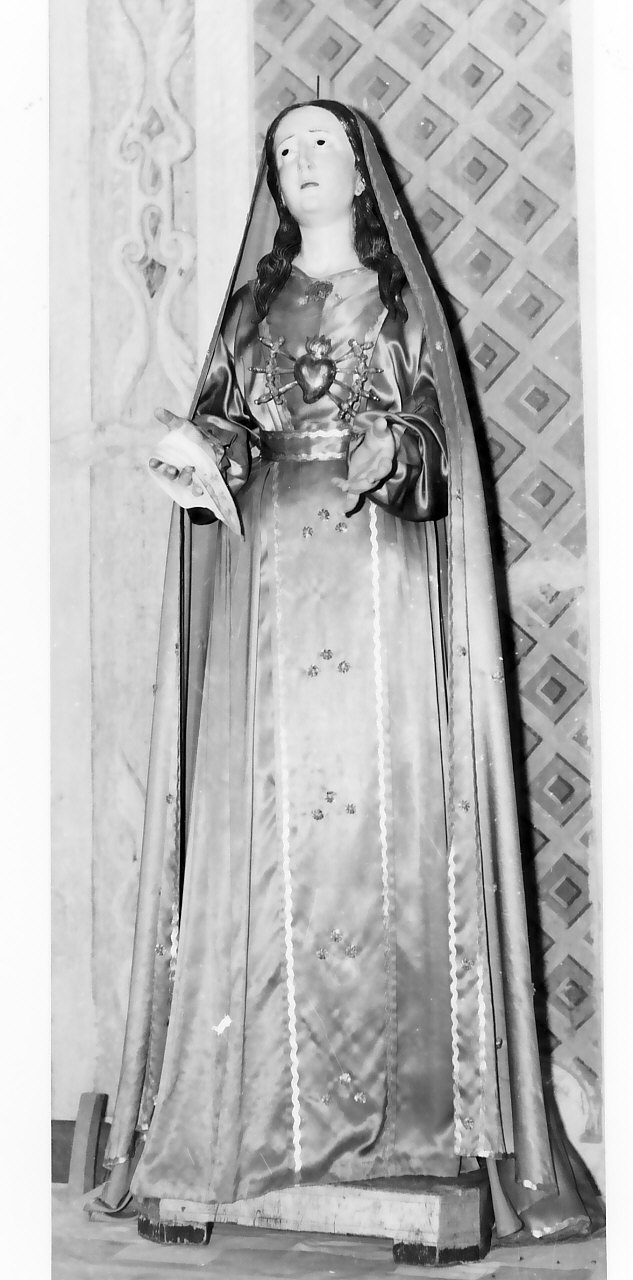 Madonna Addolorata (statua, opera isolata) - bottega calabrese (sec. XIX)