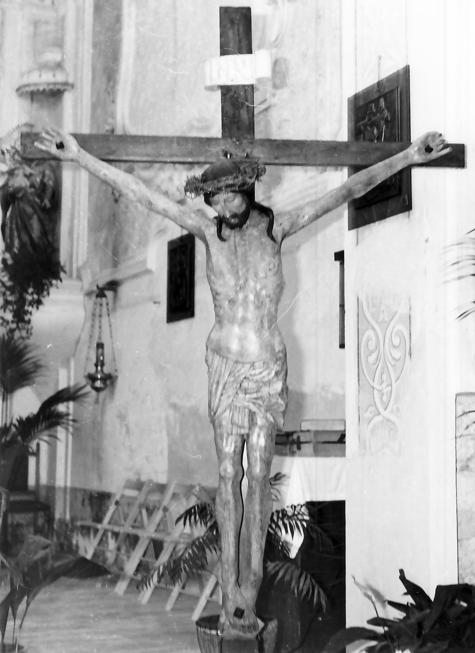 crocifisso, opera isolata - bottega calabrese (sec. XVIII)