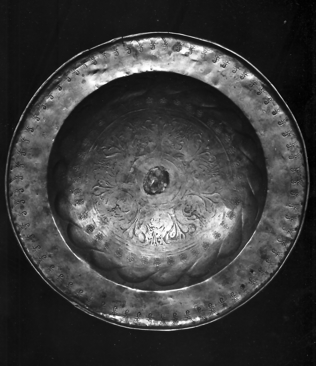 piatto - bottega calabrese (sec. XIX)