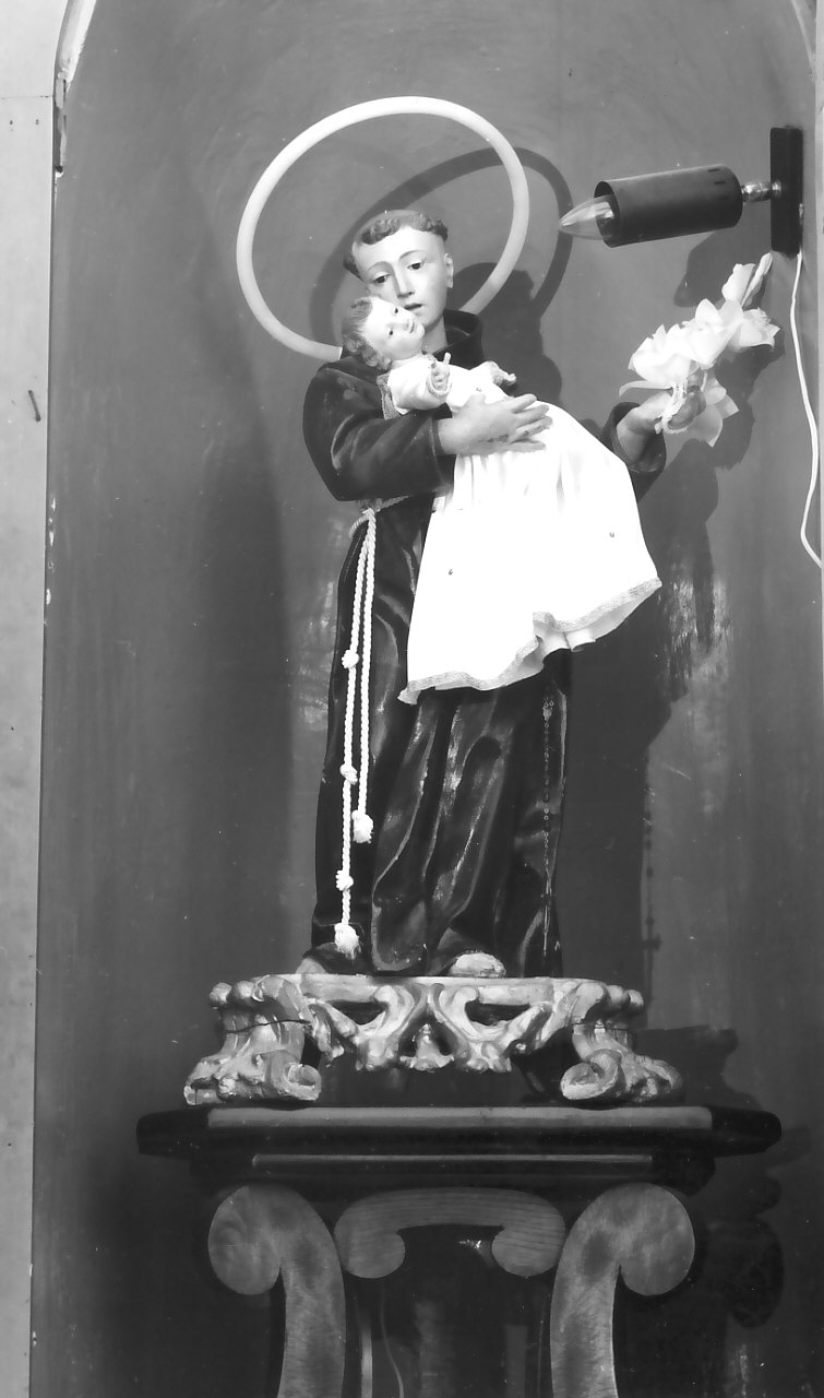 Sant'Antonio da Padova con il bambino (statua) - bottega calabrese (sec. XIX)