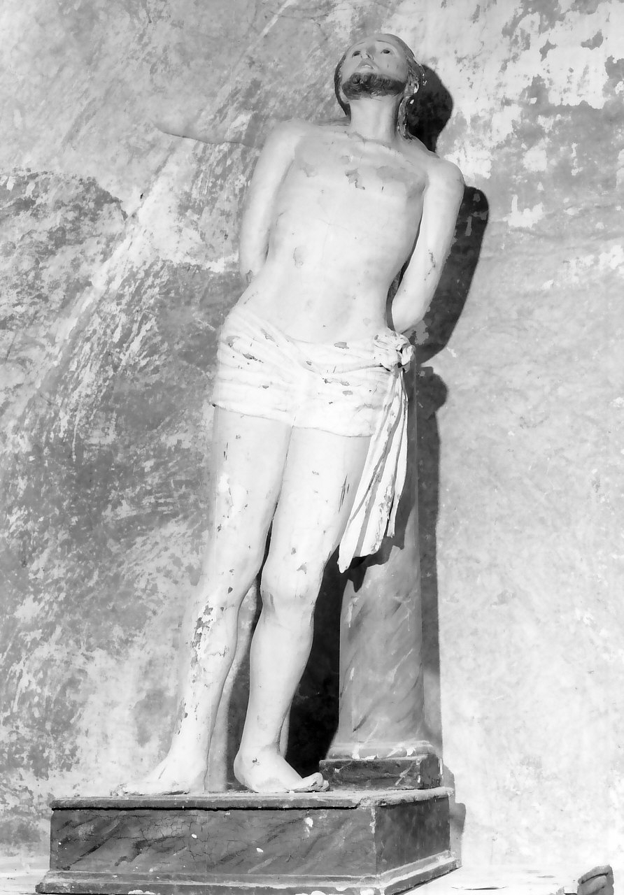 Cristo alla colonna (statua processionale) di Bilotta Bernardo (sec. XIX)