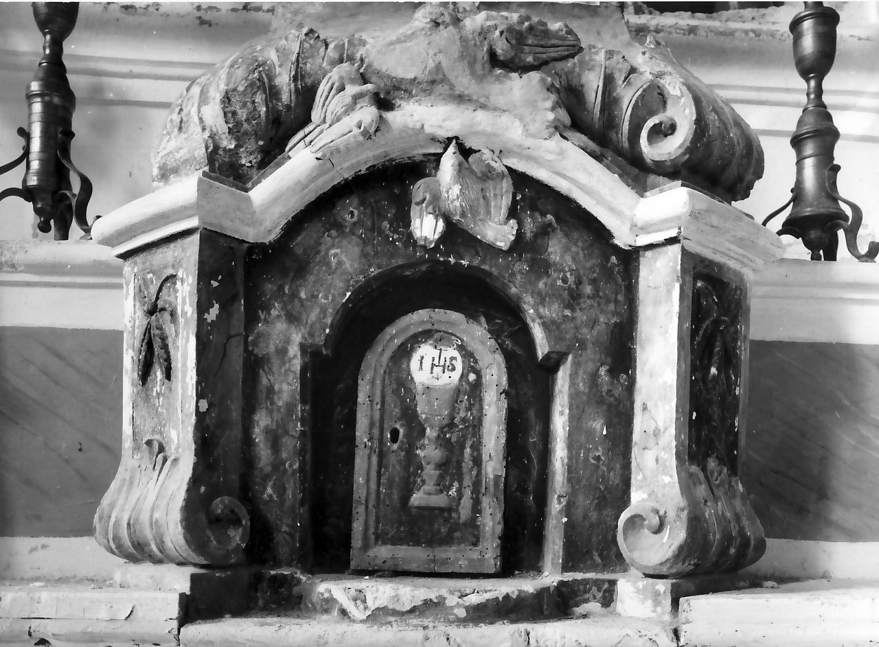 sportello di tabernacolo - bottega calabrese (sec. XIX)