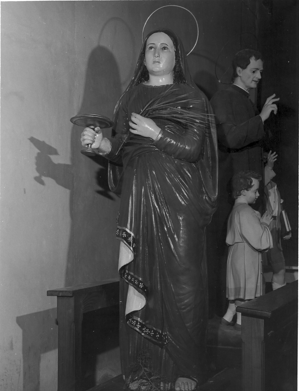 Santa Lucia (statua) - bottega Italia meridionale (fine/inizio secc. XVIII/ XIX)