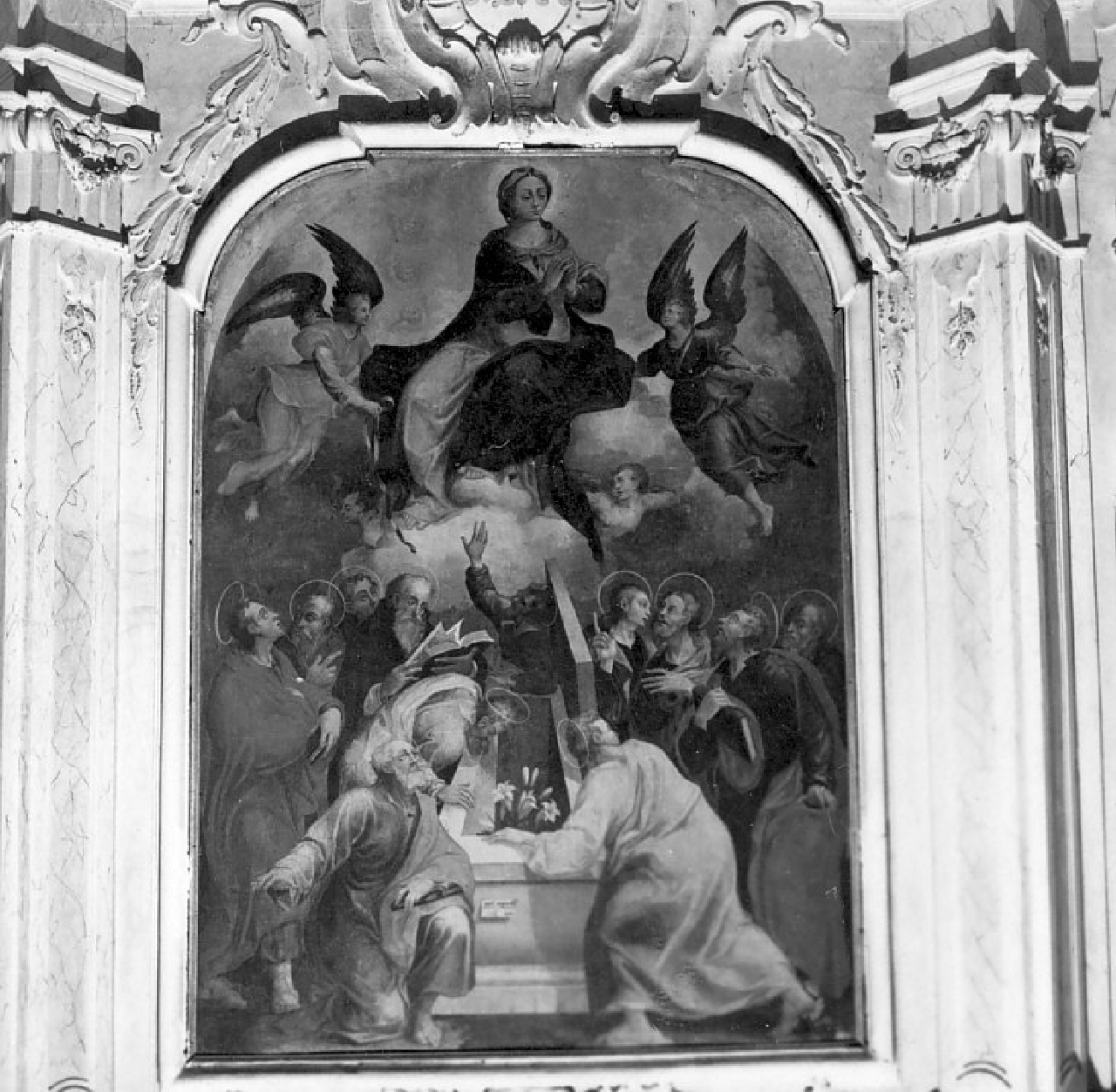 assunzione della Madonna (dipinto) di Negroni Pietro (sec. XVI)