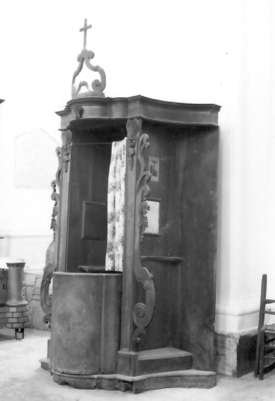 confessionale, serie - bottega calabrese (sec. XVIII)