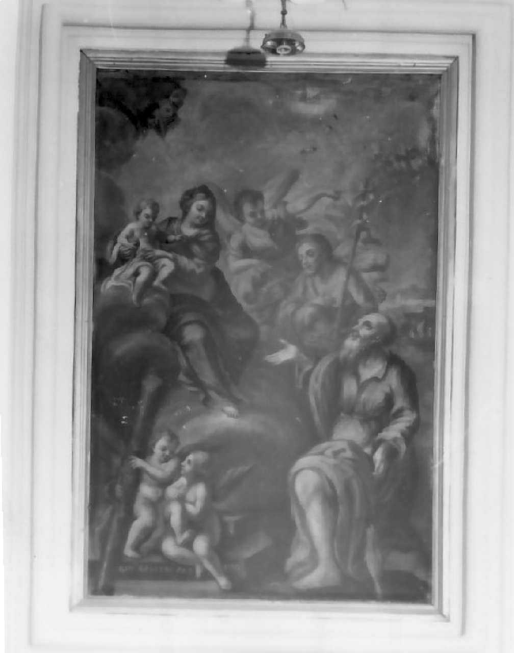 Madonna con Bambino e Santi (dipinto) di Gualtieri Genesio (sec. XVIII)