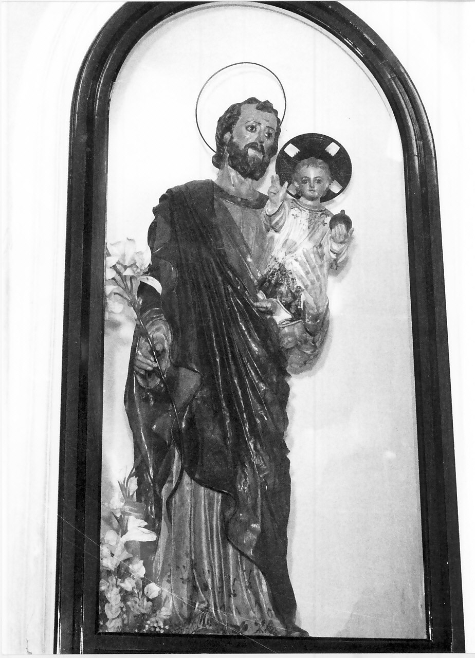 San Giuseppe e Gesù Bambino (statua) - bottega Italia meridionale (sec. XVIII)