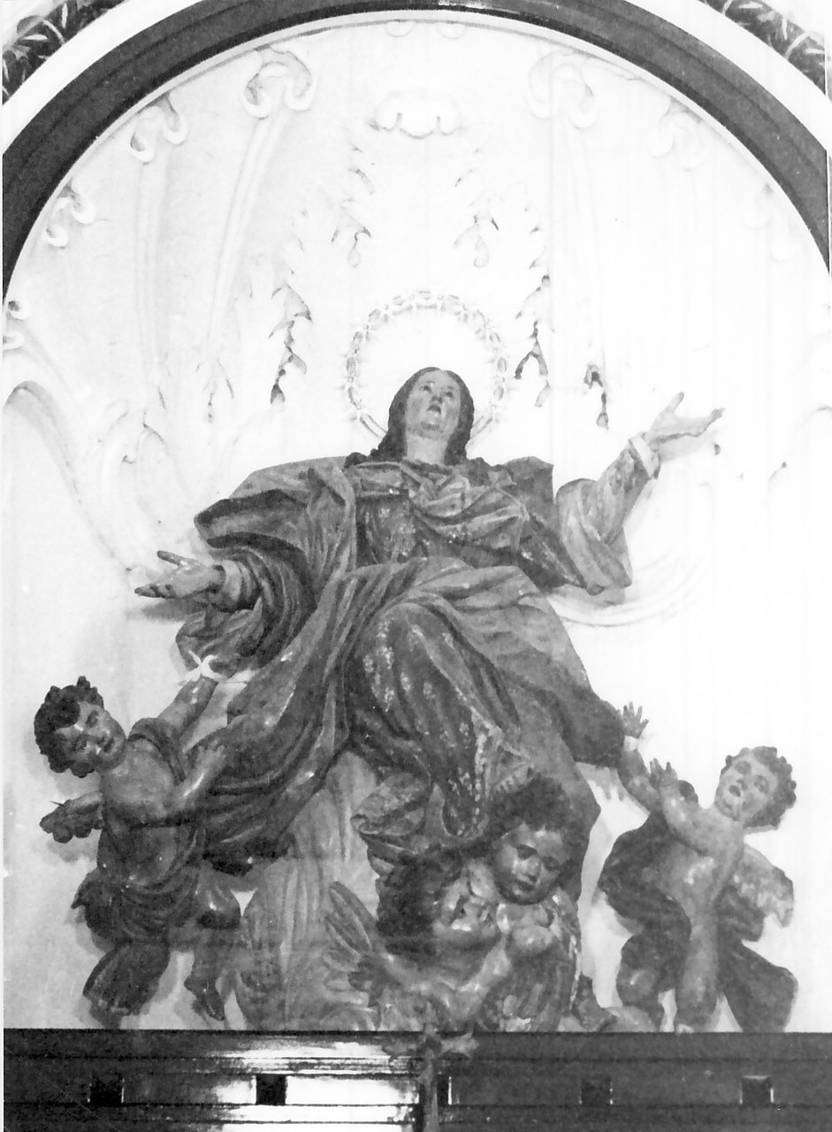 Madonna Assunta (gruppo scultoreo) - bottega Italia meridionale (inizio sec. XVIII)