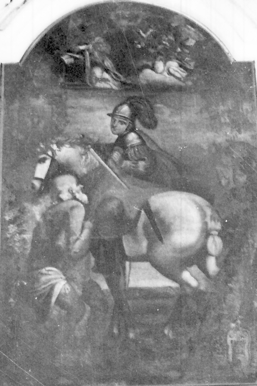 elemosina di San Martino (dipinto) - ambito Italia meridionale (fine/inizio secc. XVIII/ XIX)