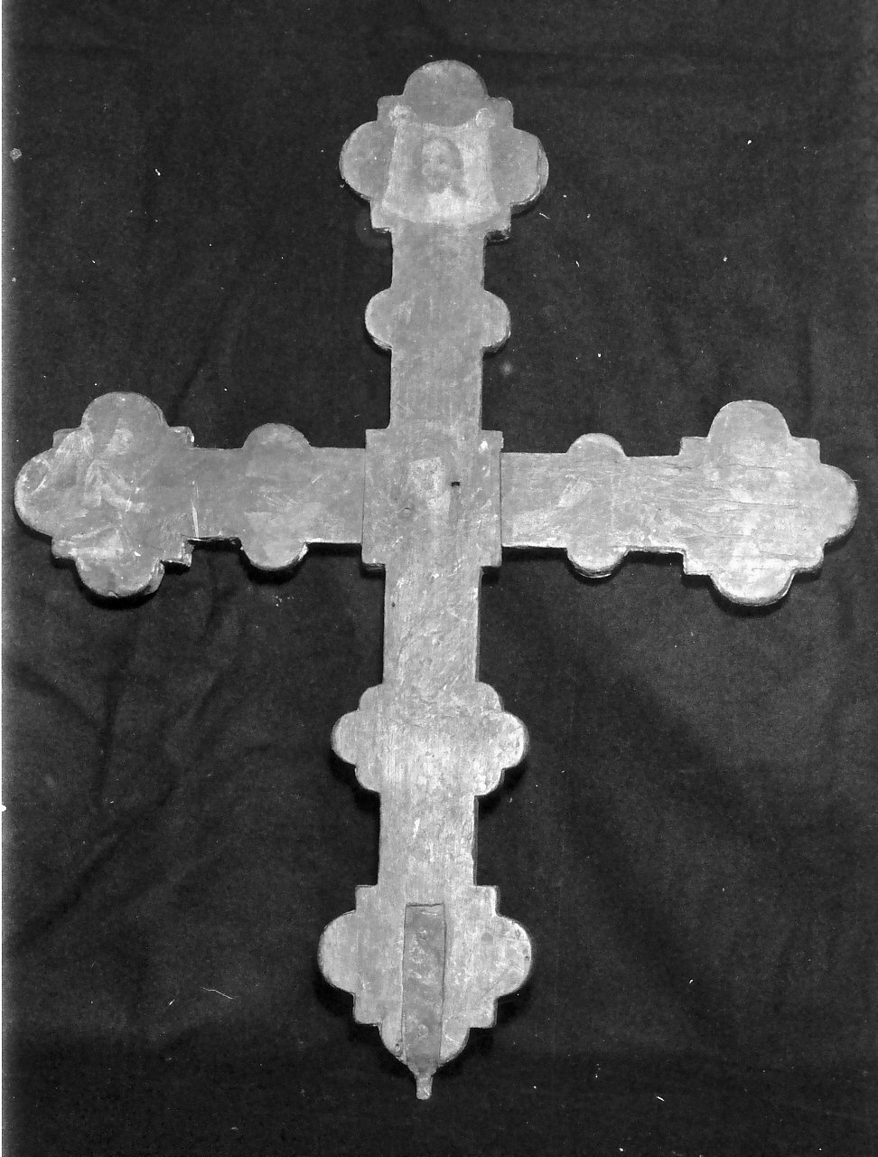 croce, frammento - bottega Italia meridionale (sec. XVII)