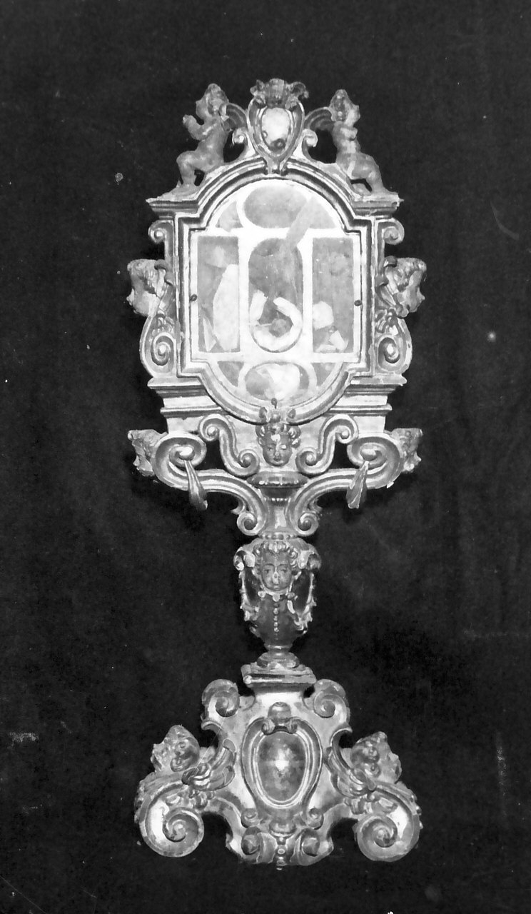 reliquiario - a tabella - bottega calabrese (sec. XIX)