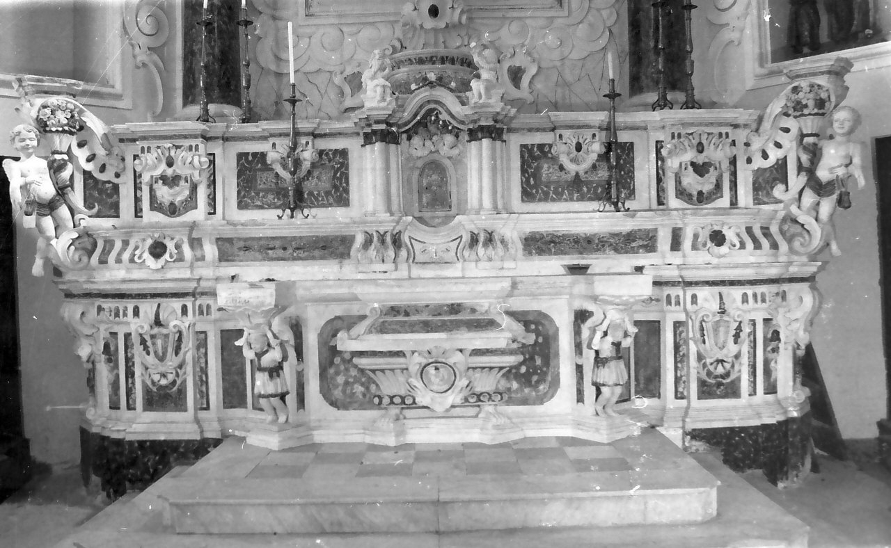 altare maggiore - bottega calabrese (sec. XVIII)