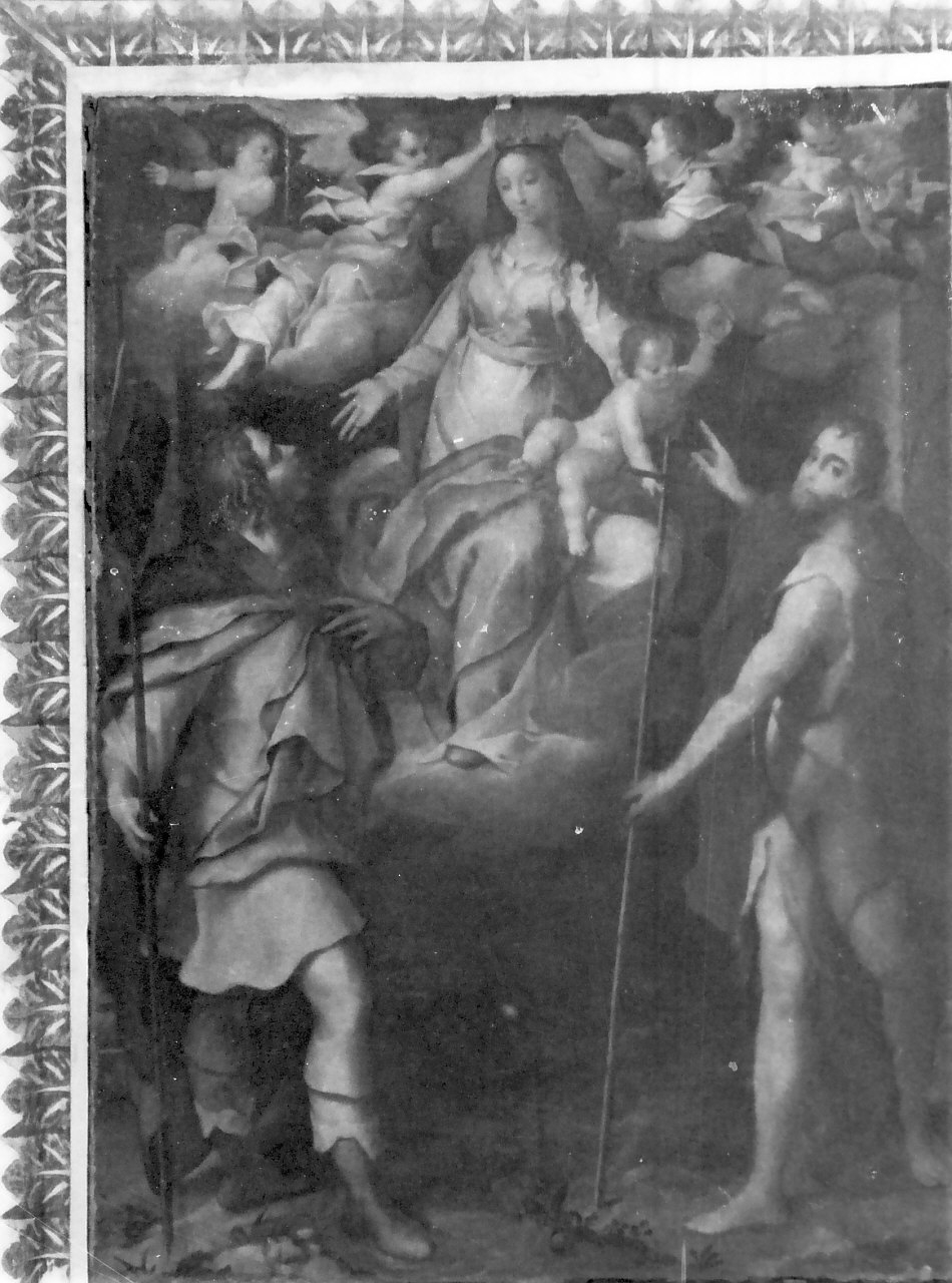 Madonna in gloria tra Santi martiri (dipinto) di Hendricksz Dirck detto Teodoro d'Errico (sec. XVII)