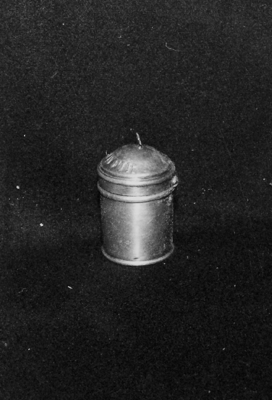 custodia - dei vasi per la riserva degli oli santi, serie - bottega calabrese (inizio sec. XX)