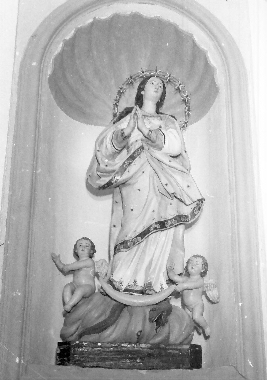Immacolata Concezione (gruppo scultoreo) - bottega Italia meridionale (sec. XVIII)