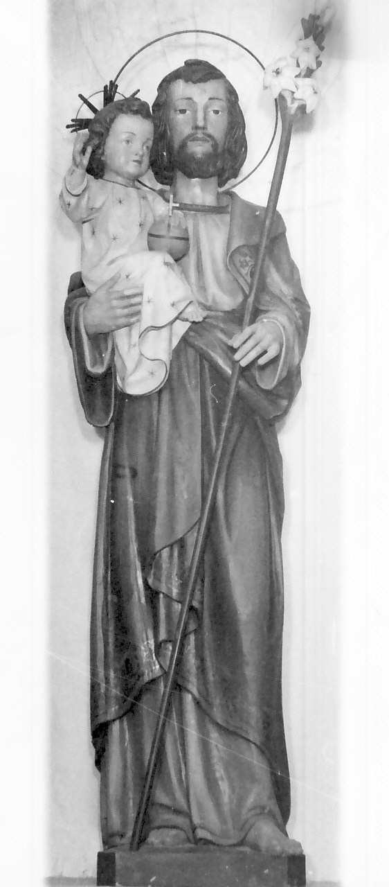San Giuseppe e Gesù Bambino (statua) - bottega calabrese (sec. XIX)