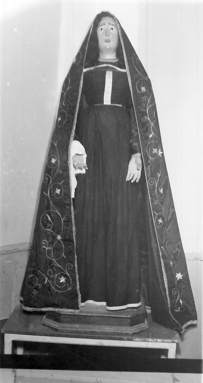 Madonna Addolorata (statua) di Granata Giovanni (sec. XVIII)