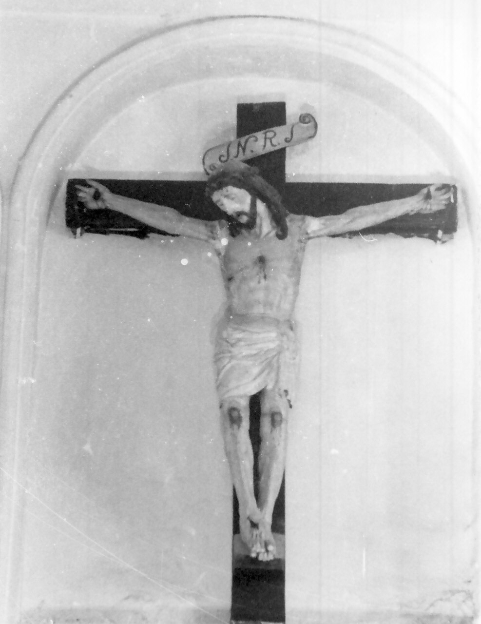 crocifisso - bottega Italia meridionale (sec. XVIII)