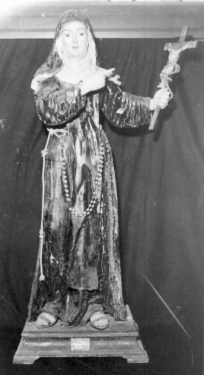 Santa Rita da Cascia (statua) - bottega Italia meridionale (sec. XIX)