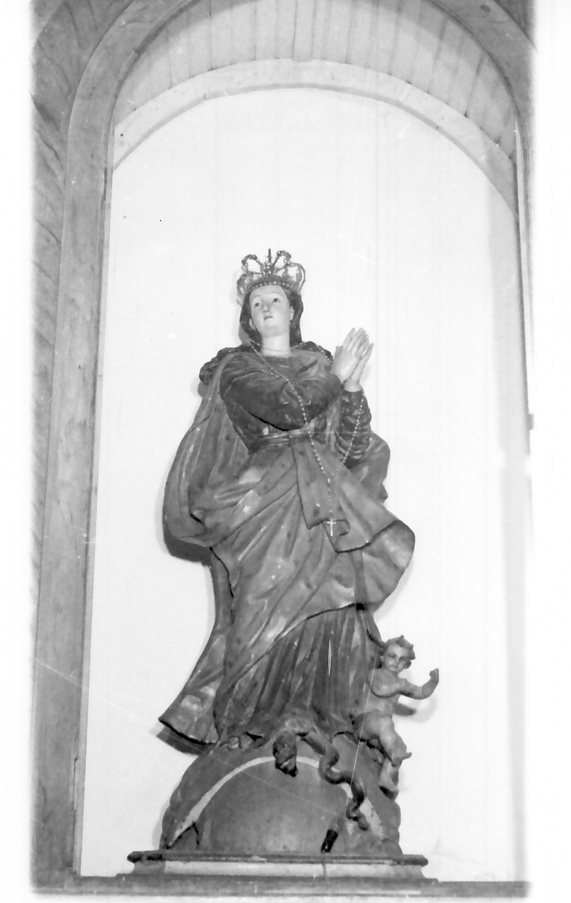 Immacolata Concezione (statua, opera isolata) - bottega Italia meridionale (fine/inizio secc. XVIII/ XIX)