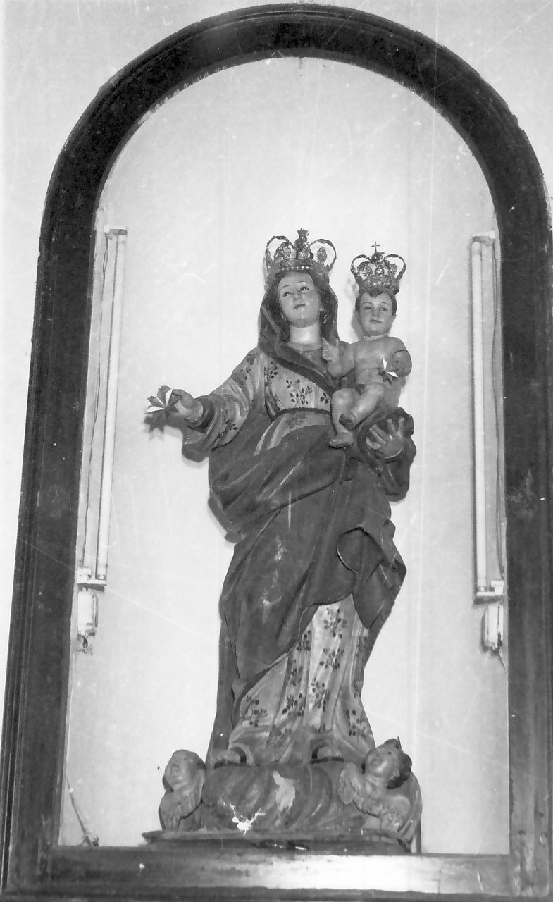 Madonna del Rosario (statua, opera isolata) - bottega napoletana (sec. XVIII)