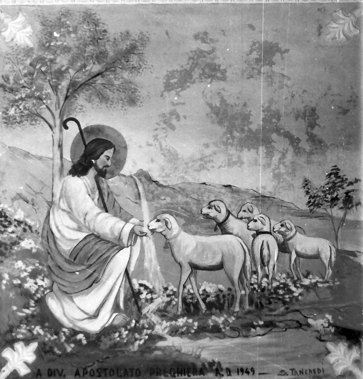 Scene della vita di Gesù, Cristo (dipinto, opera isolata) di Tancredi Settimio (sec. XX)